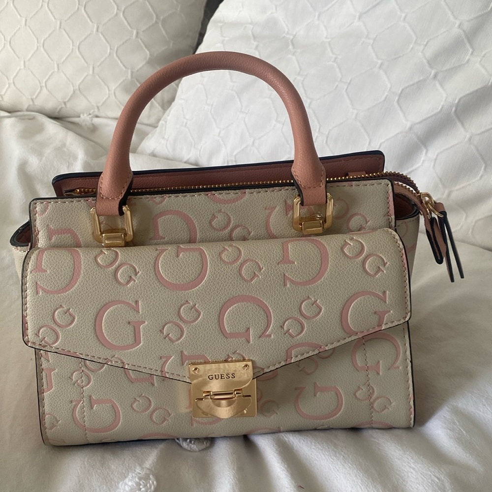 GUESS Factory Sullerdale Faux-Leather Satchel